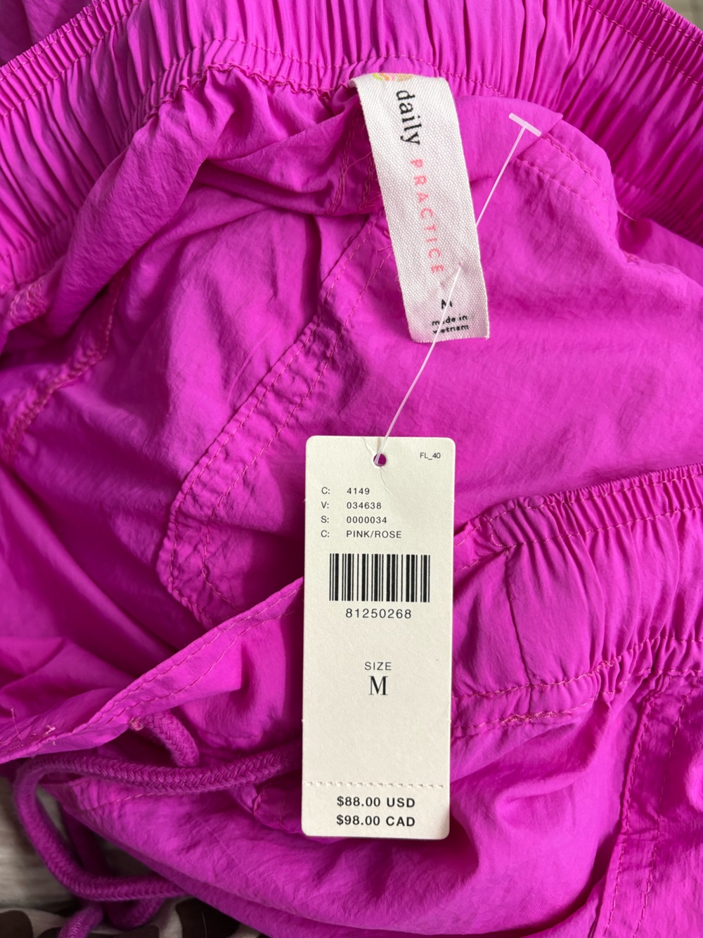 Daily Practice Anthropologie parachute pants with cargo pockets NWT - Picture 3 of 9